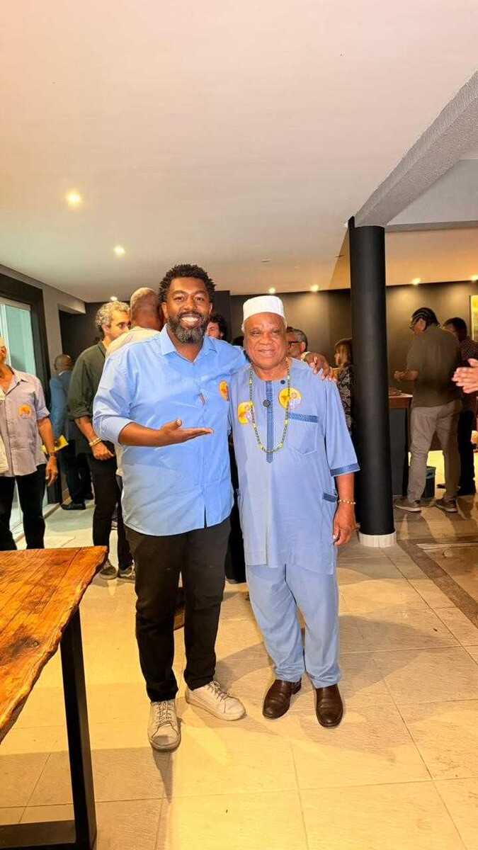 Marquinho Oswaldo Cruz e a empresária Maria Machado com Ivanir dos Santos