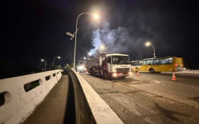 Ap&oacute;s chuvas, Americana retoma as obras da 1&ordf; etapa da reforma do Viaduto Centen&aacute;rio