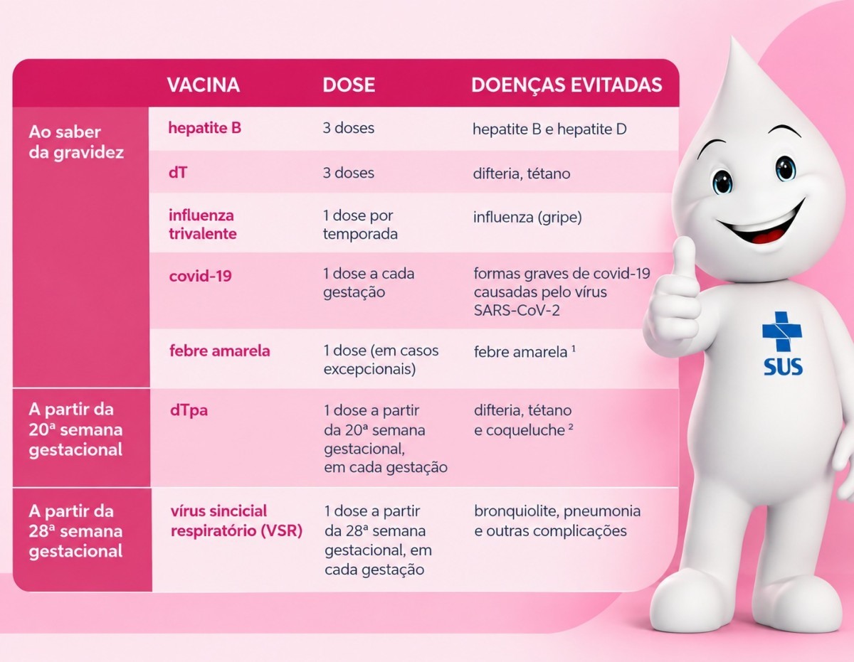 Vacina&ccedil;&atilde;o em gestantes: um ato duplo de amor