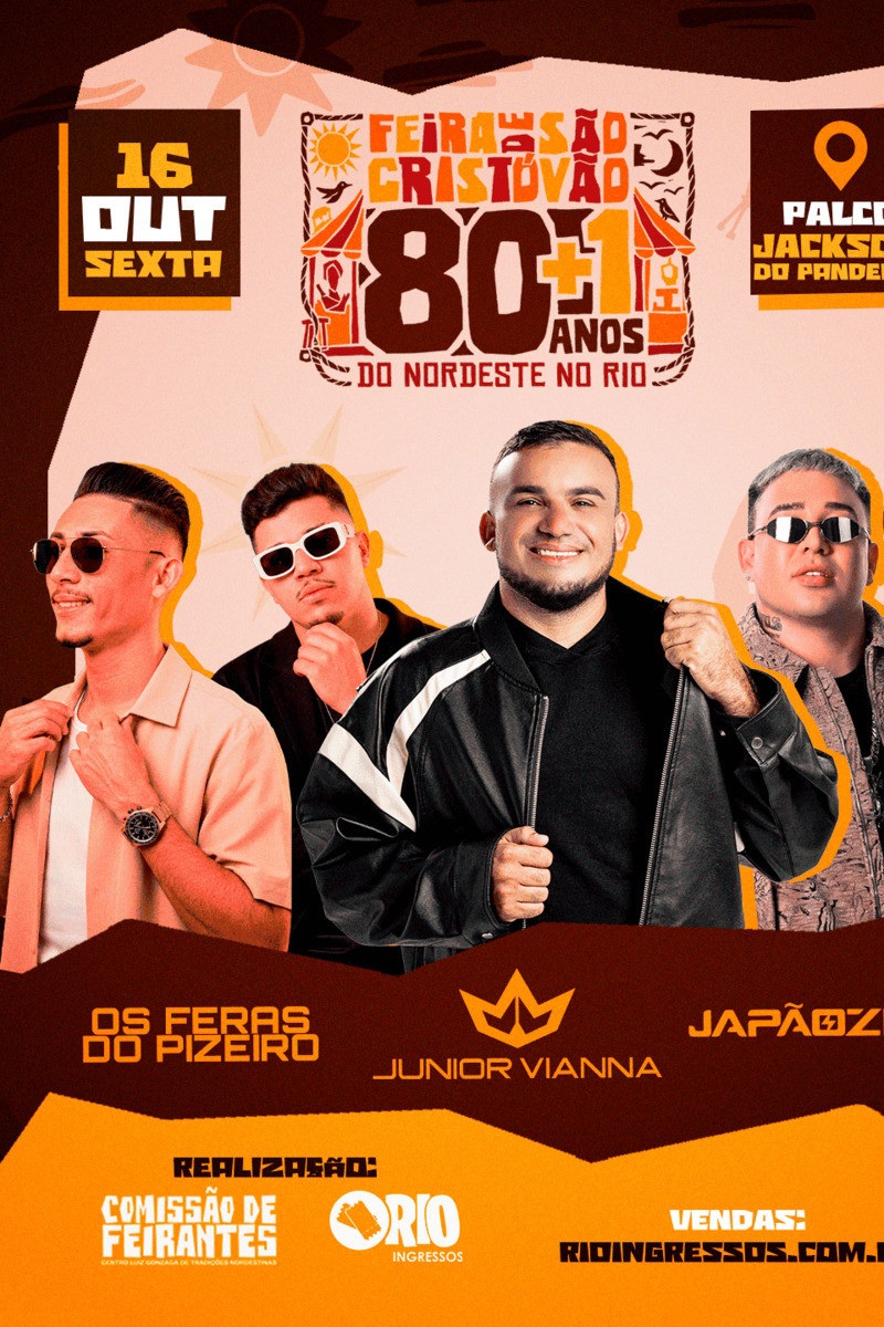Feira de S&atilde;o Crist&oacute;v&atilde;o celebra 81 anos com shows