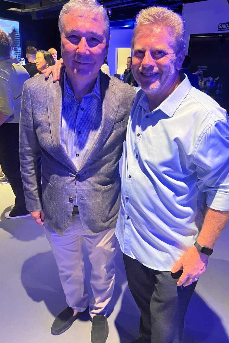 Luis Straus, do Visit Rio, e Paulo Michel, da ABIH-RJ