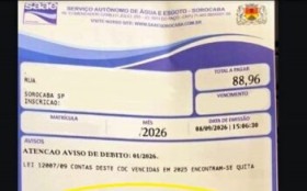 Saae muda contas e inclui QR Code em Sorocaba