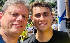 Entrada de Nikolas e Tarc&iacute;sio eleva otimismo na campanha de Fl&aacute;vio Bolsonaro