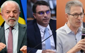 Lula, Fl&aacute;vio Bolsonaro e Zema votam com a fam&iacute;lia e aliados e mostram confian&ccedil;a