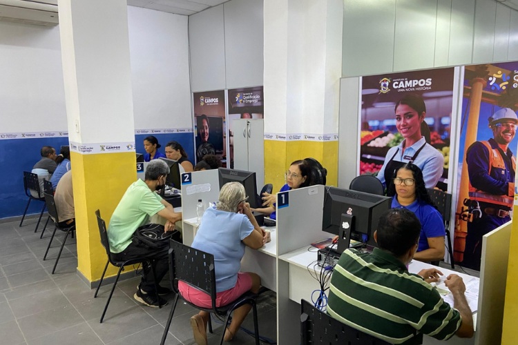 Campos oferece mais de 200 oportunidades de emprego