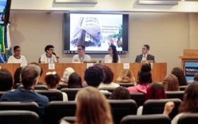 Vereadores juvenis visitam o Tribunal de Contas do Rio