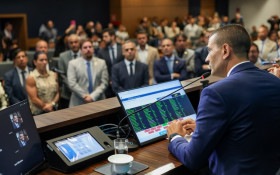 Em discurso na Alerj, Ruas defende uni&atilde;o entre Poderes