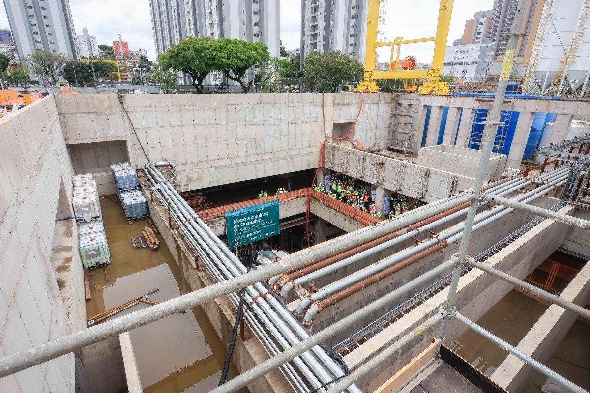 Metr&ocirc; rumo a Guarulhos tem in&iacute;cio das obras