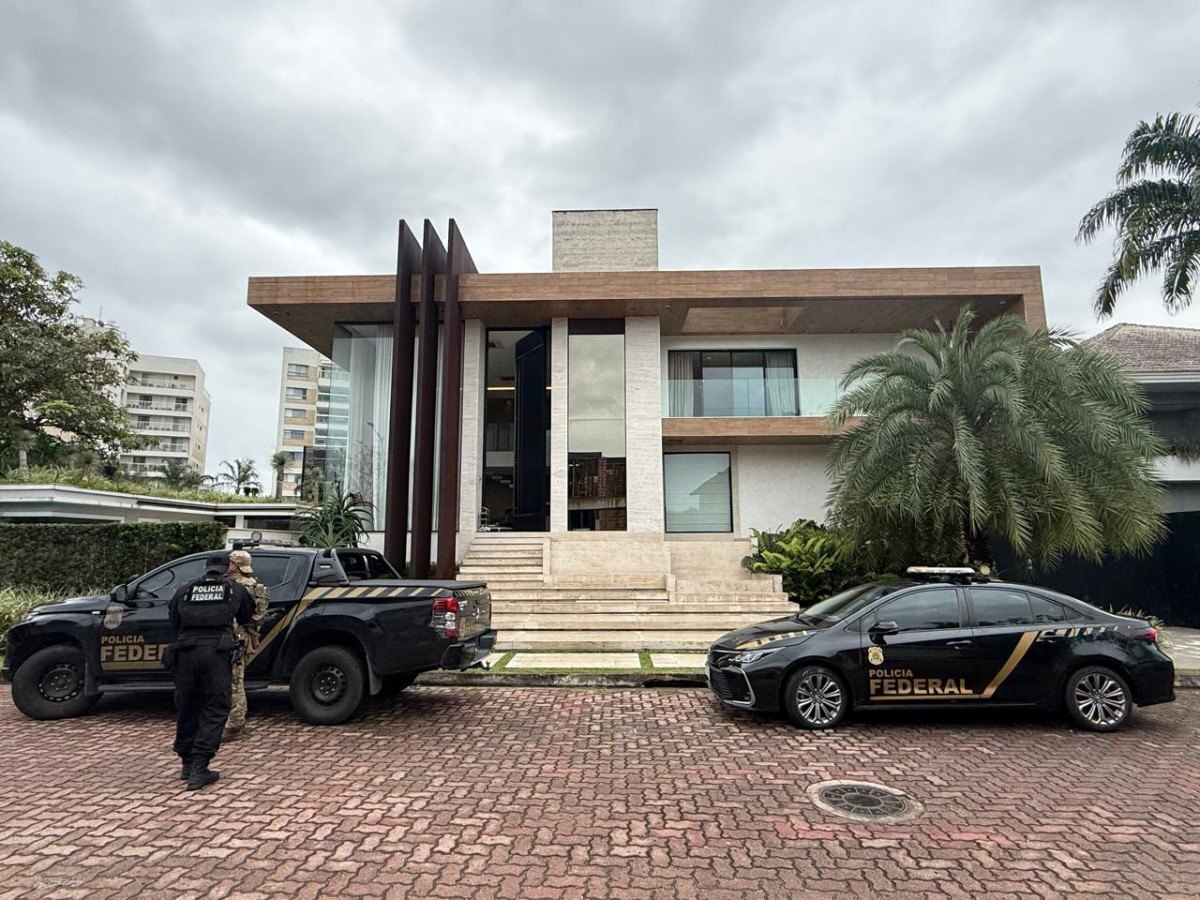 Casa de luxo onde um dos presos pela PF foi preso, na Barra