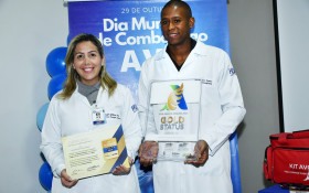 HGNI celebra Dia Mundial de Combate ao AVC com premia&ccedil;&atilde;o por excel&ecirc;ncia