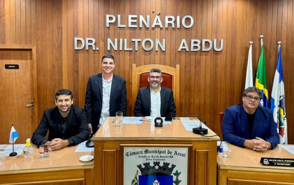 C&acirc;mara de Areal elege nova Mesa Diretora para o bi&ecirc;nio 2027/2028 