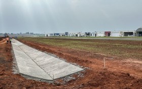 Aeroporto de Americana avan&ccedil;a em obras