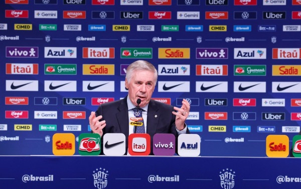 Ancelotti convoca Sele&ccedil;&atilde;o para amistosos de novembro