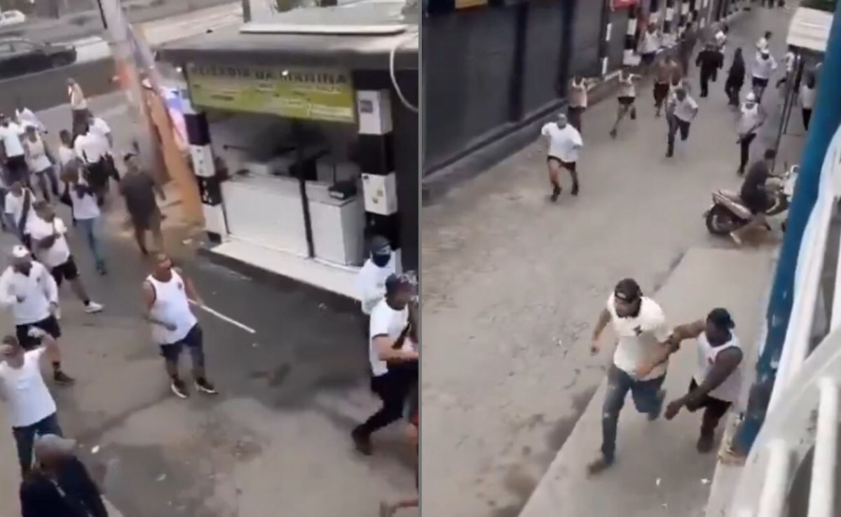Integrantes de organizada do Vasco invadem favela na Mar&eacute; atr&aacute;s de rival do Flamengo e s&atilde;o expulsos a tiros